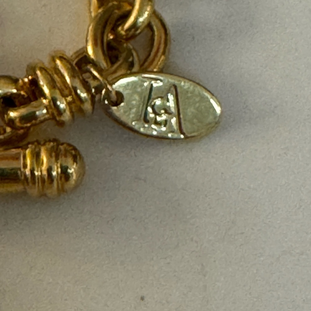 π LAUREN G ADAMS GOLD DOUBLE HEART NECKLACE! - Picture 10 of 11